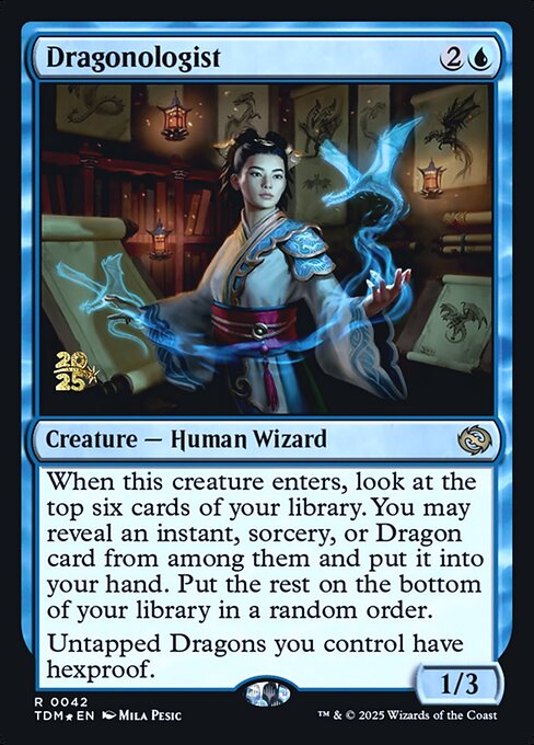 Magic the Gathering Card - Dragonologist - MTG Circle