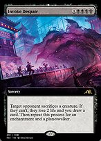 Magic the Gathering Card - Invoke Despair - MTG Circle
