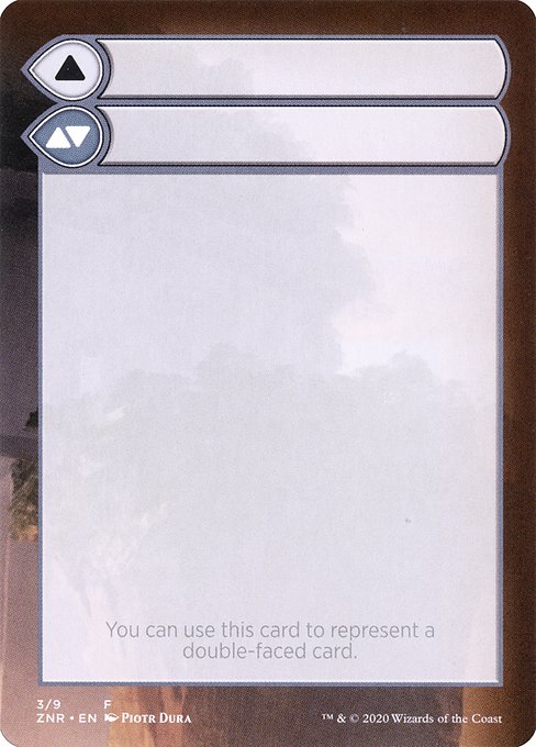 Magic the Gathering Card - Double-Faced Substitute Card - MTG Circle