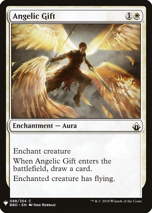 Magic the Gathering Card - Angelic Gift - MTG Circle
