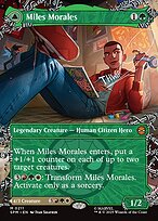 Magic the Gathering Card - Miles Morales // Ultimate Spider-Man - MTG Circle