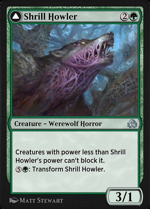 Magic the Gathering Card - Shrill Howler - MTG Circle