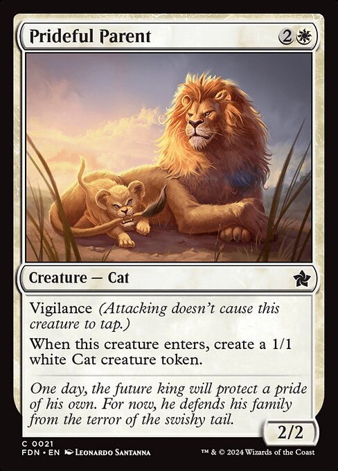 Magic the Gathering Card - Prideful Parent - MTG Circle