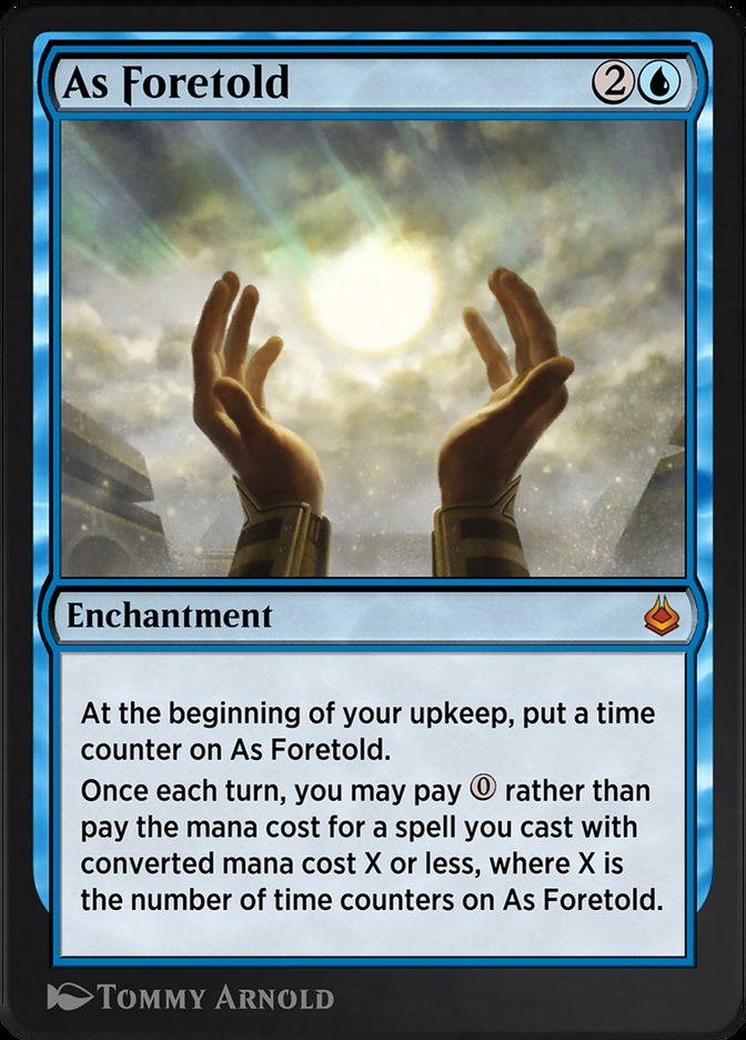 Magic the Gathering Card - As Foretold - MTG Circle