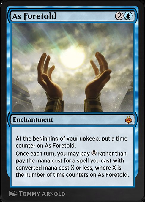 Magic the Gathering Card - As Foretold - MTG Circle