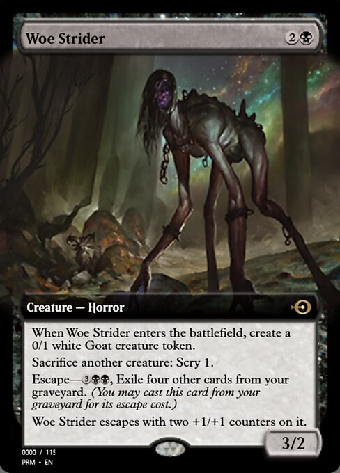 Magic the Gathering Card - Woe Strider - MTG Circle
