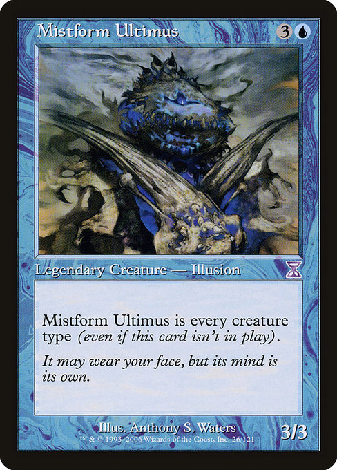 Magic the Gathering Card - Mistform Ultimus - MTG Circle
