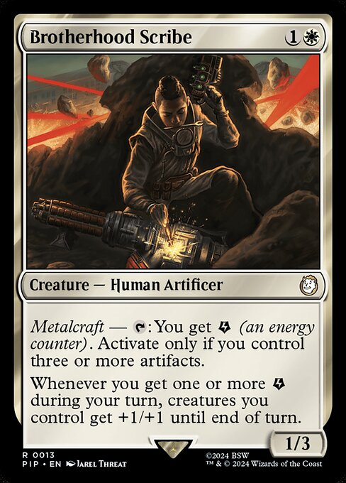 Magic the Gathering Card - Brotherhood Scribe - MTG Circle
