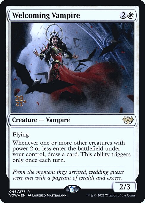 Magic the Gathering Card - Welcoming Vampire - MTG Circle