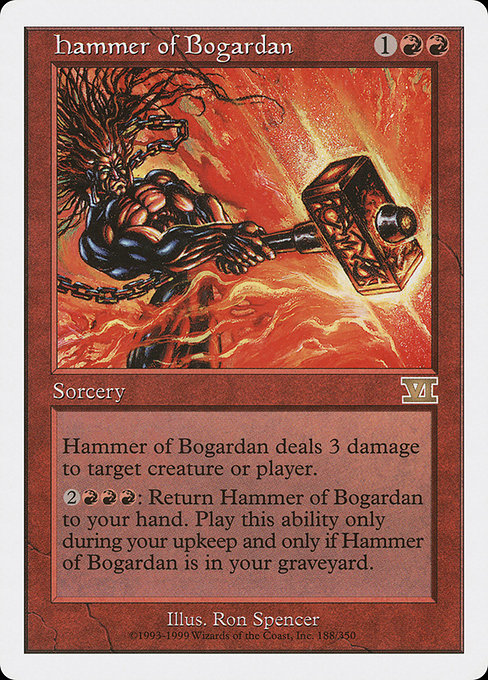 Magic the Gathering Card - Hammer of Bogardan - MTG Circle