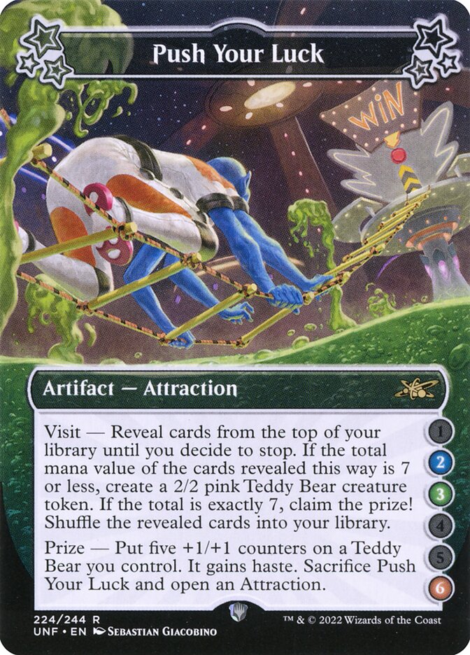 Magic the Gathering Card - Push Your Luck - MTG Circle
