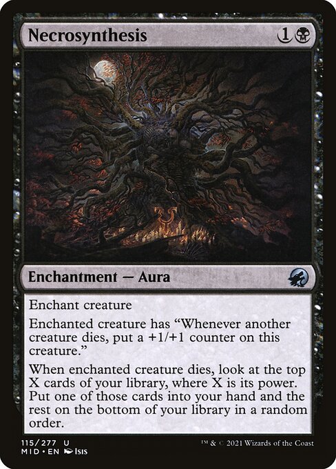 Magic the Gathering Card - Necrosynthesis - MTG Circle
