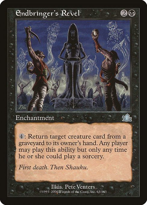 Magic the Gathering Card - Endbringer's Revel - MTG Circle