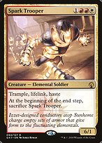 Magic the Gathering Card - Spark Trooper - MTG Circle