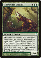Magic the Gathering Card - Turntimber Basilisk - MTG Circle