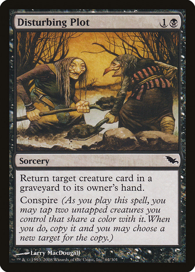Magic the Gathering Card - Disturbing Plot - MTG Circle