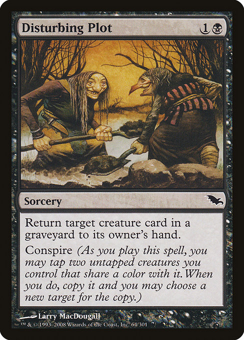Magic the Gathering Card - Disturbing Plot - MTG Circle