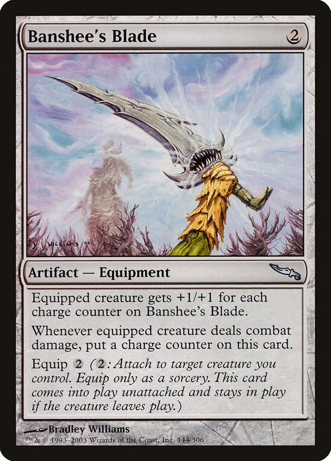 Magic the Gathering Card - Banshee's Blade - MTG Circle