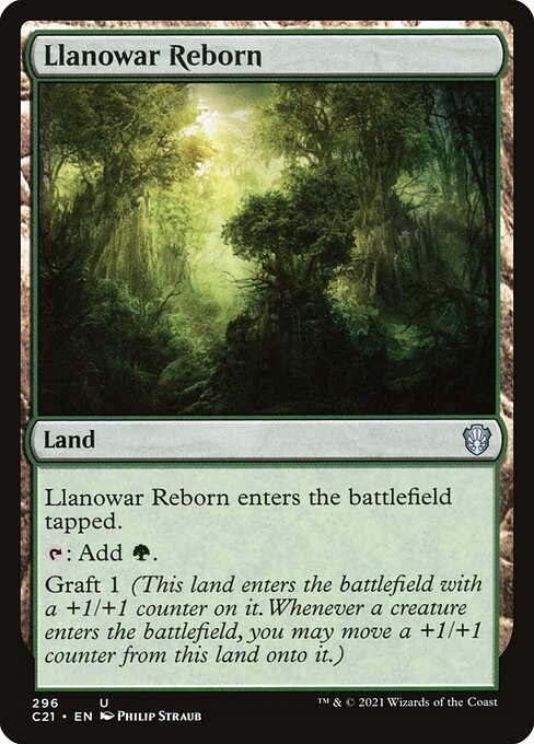 Magic the Gathering Card - Llanowar Reborn - MTG Circle
