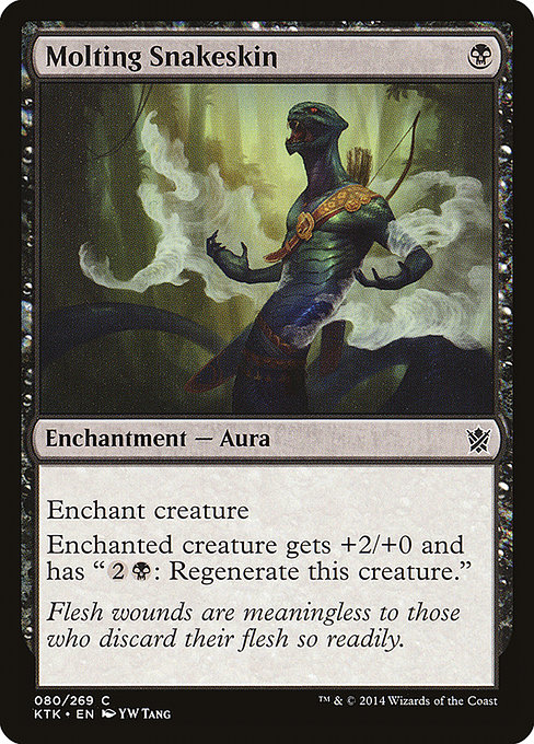 Magic the Gathering Card - Molting Snakeskin - MTG Circle
