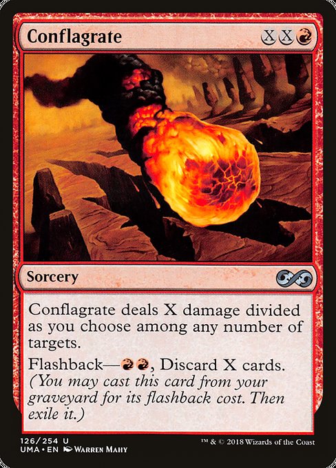 Magic the Gathering Card - Conflagrate - MTG Circle