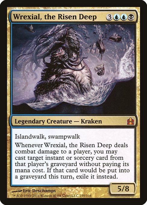 Magic the Gathering Card - Wrexial, the Risen Deep - MTG Circle