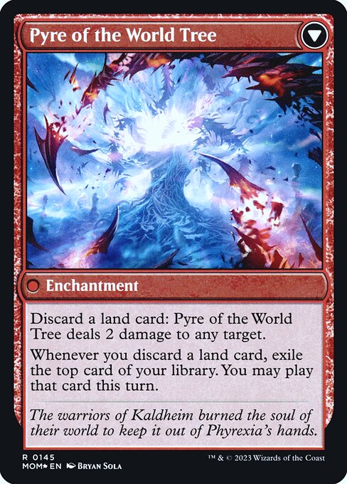 Magic the Gathering Card - Pyre of the World Tree - MTG Circle