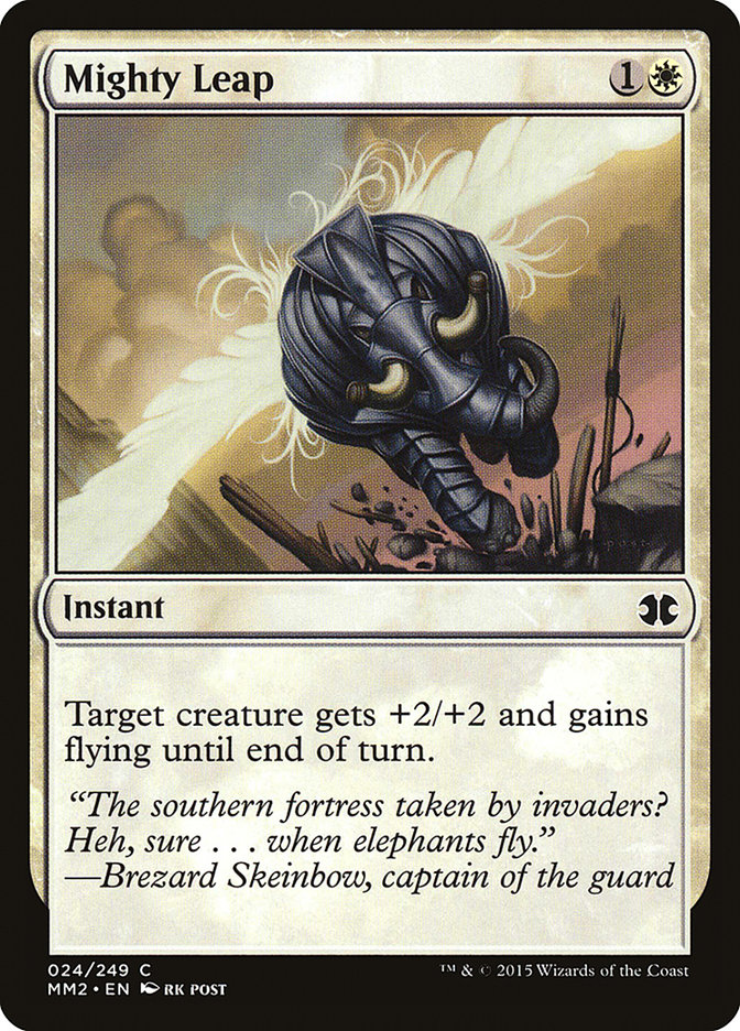 Magic the Gathering Card - Mighty Leap - MTG Circle
