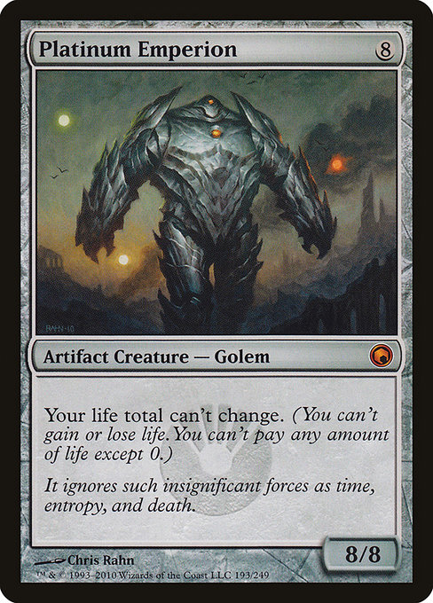 Magic the Gathering Card - Platinum Emperion - MTG Circle
