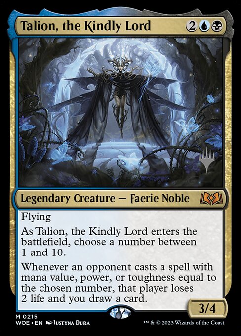 Magic the Gathering Card - Talion, the Kindly Lord - MTG Circle