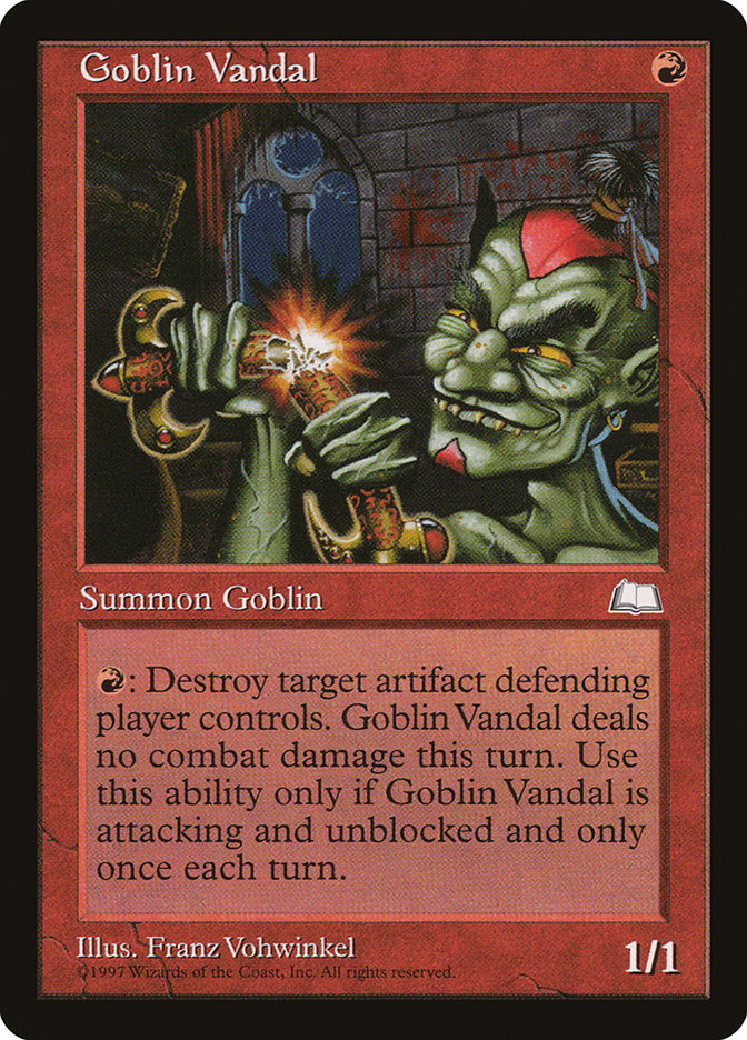 Magic the Gathering Card - Goblin Vandal - MTG Circle