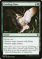 Magic the Gathering Card - Crushing Vines - MTG Circle