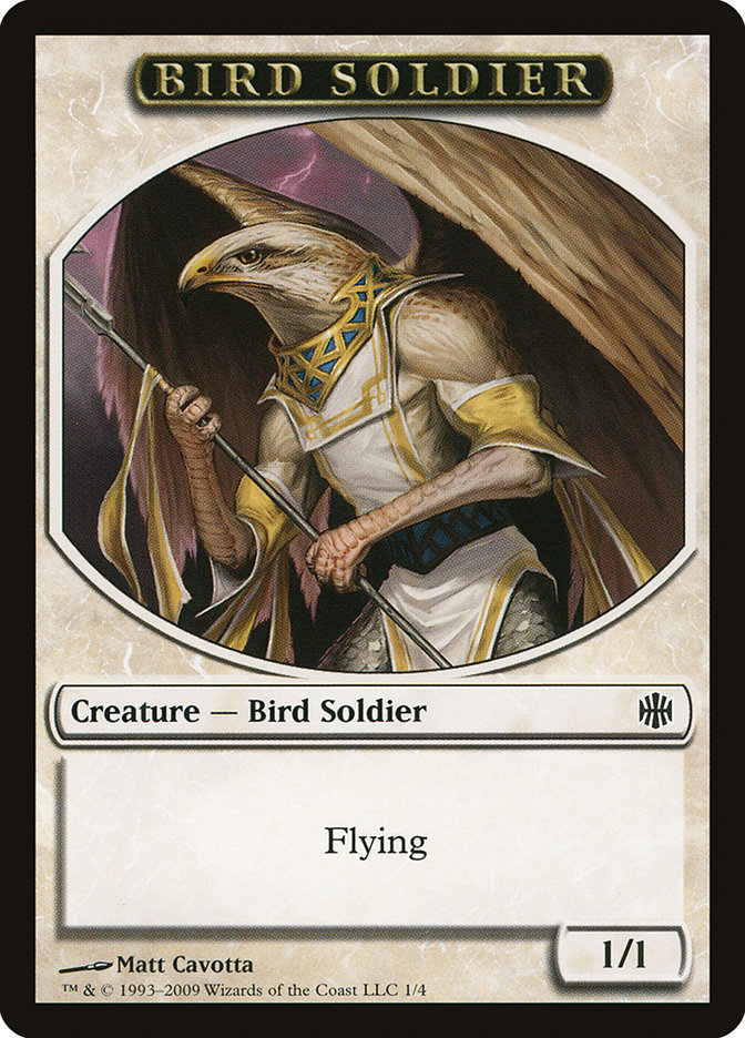 Magic the Gathering Card - Bird Soldier - MTG Circle