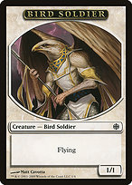 Magic the Gathering Card - Bird Soldier - MTG Circle
