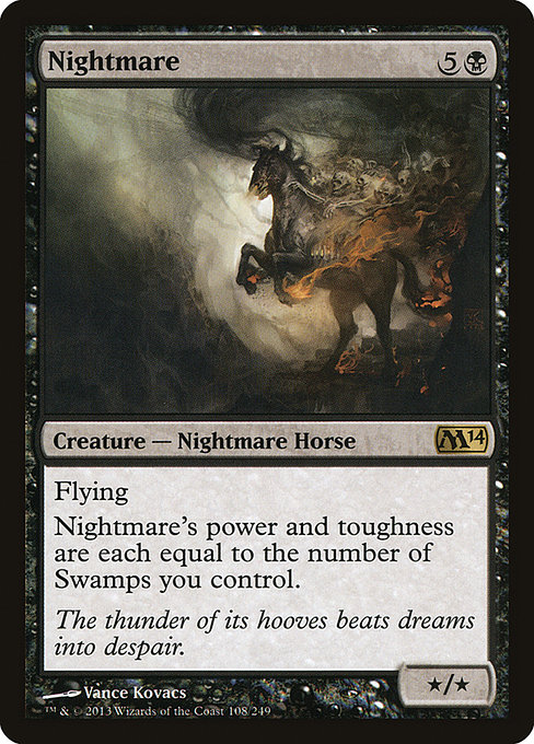 Magic the Gathering Card - Nightmare - MTG Circle