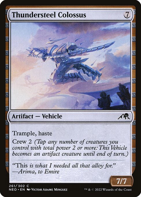 Magic the Gathering Card - Thundersteel Colossus - MTG Circle