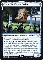 Magic the Gathering Card - Codie, Vociferous Codex - MTG Circle