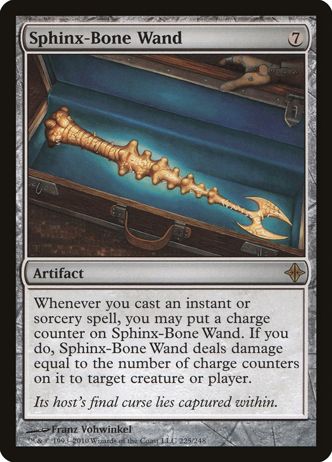 Magic the Gathering Card - Sphinx-Bone Wand - MTG Circle