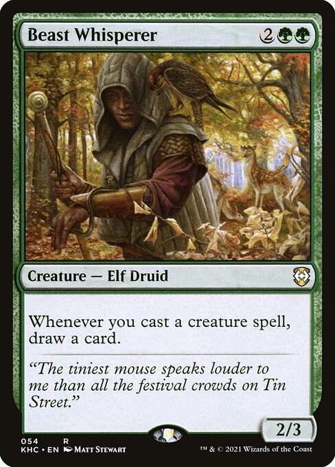 Magic the Gathering Card - Beast Whisperer - MTG Circle