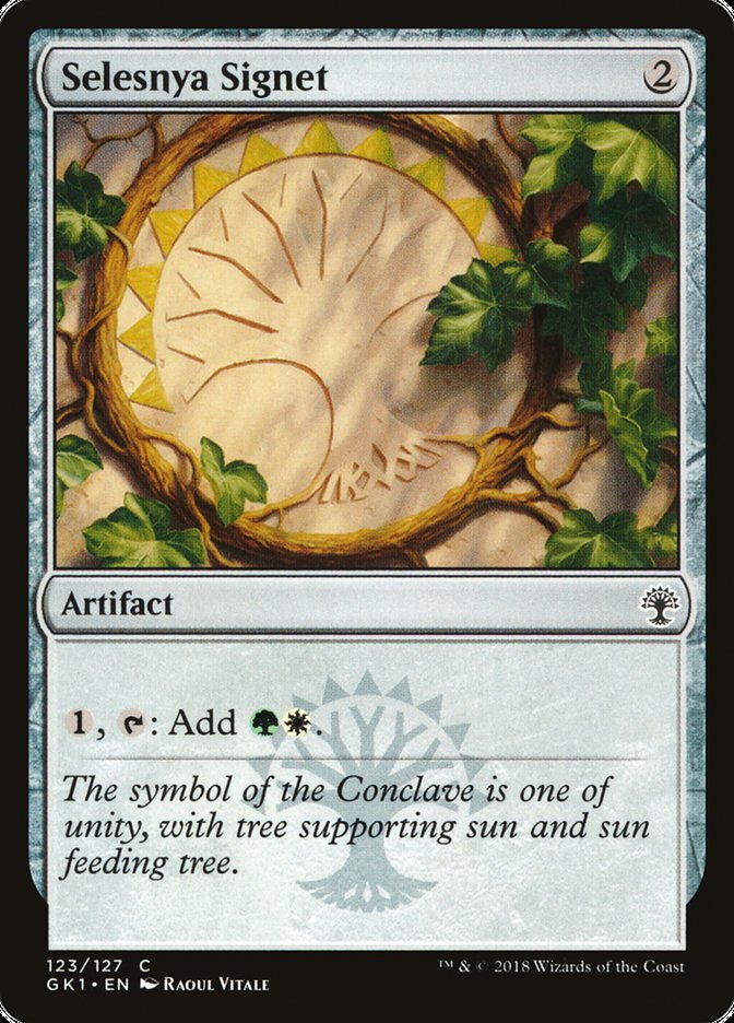 Magic the Gathering Card - Selesnya Signet - MTG Circle
