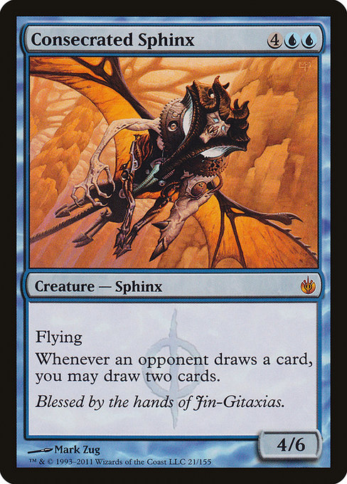Magic the Gathering Card - Consecrated Sphinx - MTG Circle