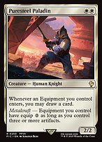 Magic the Gathering Card - Puresteel Paladin - MTG Circle