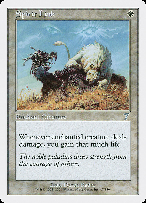 Magic the Gathering Card - Spirit Link - MTG Circle