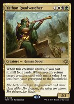 Magic the Gathering Card - Yathan Roadwatcher - MTG Circle