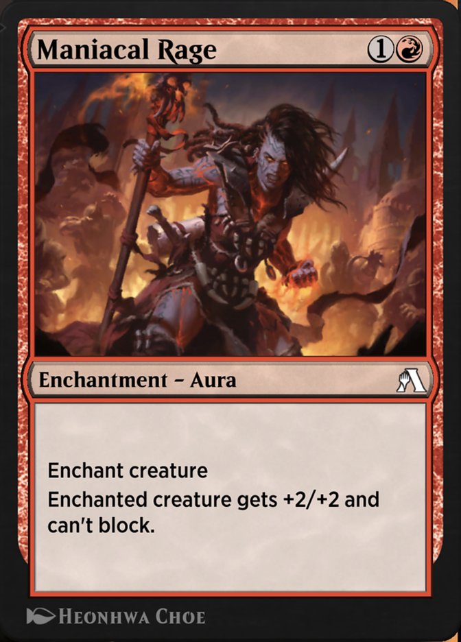 Magic the Gathering Card - Maniacal Rage - MTG Circle