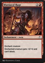 Magic the Gathering Card - Maniacal Rage - MTG Circle