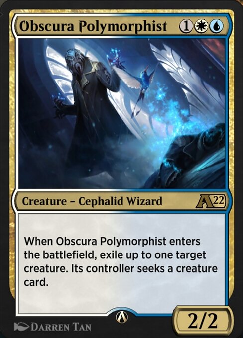 Magic the Gathering Card - Obscura Polymorphist - MTG Circle