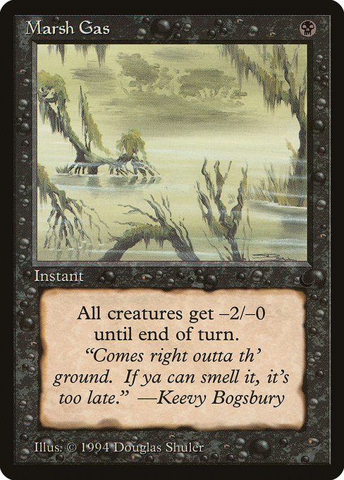 Magic the Gathering Card - Marsh Gas - MTG Circle