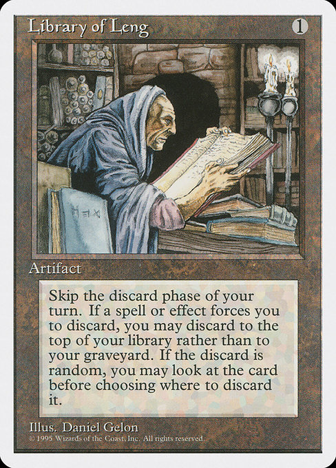 Magic the Gathering Card - Library of Leng - MTG Circle