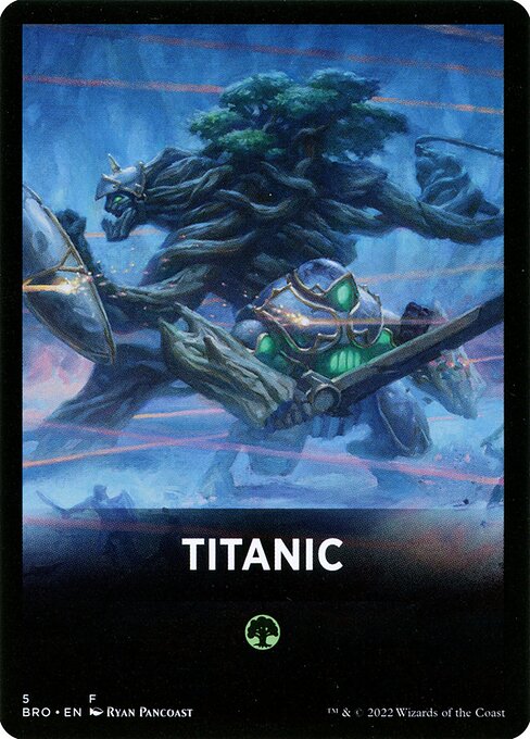 Magic the Gathering Card - Titanic - MTG Circle